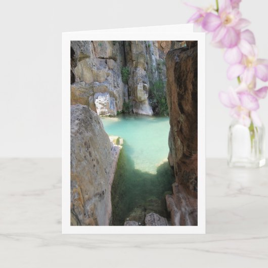 Carte Ruta del Agua à Chelva, Valence, Espagne (Orchidée)