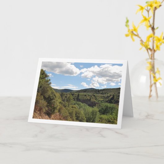 Carte Ruta del Agua Cloudy Sky, Chelva, Valence, Espagne (Fleur jaune)