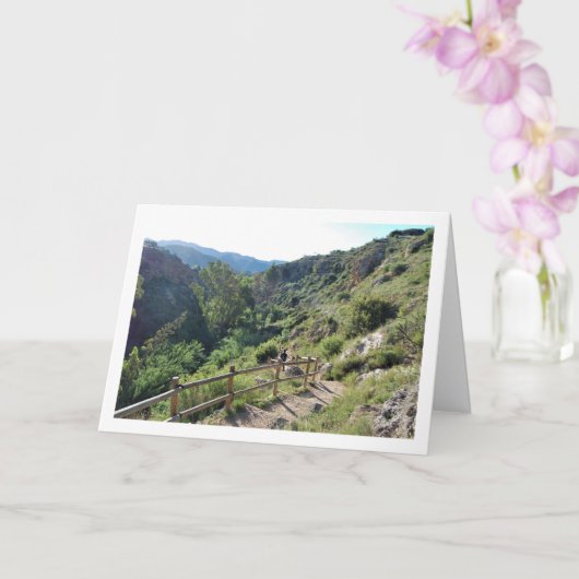 Carte Ruta del Agua Steps, Chelva, Valence, Espagne (Orchidée)