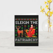 Carte Ruth Bader Ginsburg Rbg Xmas Sleigh P (Fleur jaune)