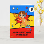 Carte Ryan's World Birthday (Fleur jaune)