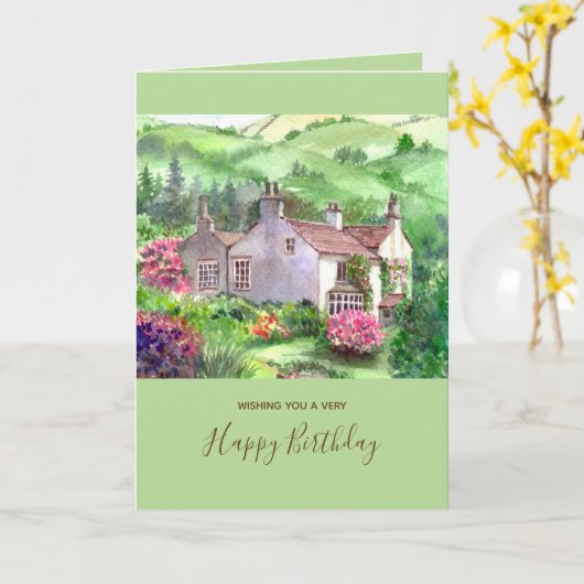 Carte Rydal Mount, William Wordsworth (Fleur jaune)