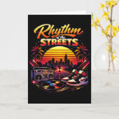 Carte Rythme des rues (Fleur jaune)