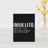 Carte S Fête des pères Hommes Régulier Grand-Père Abueli (Fleur jaune)