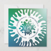 Carte "sa fête d'anniversaire à l'arc-en-ciel en temps m (Devant)