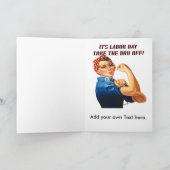 Carte Sa Fête du Travail (Intérieur)