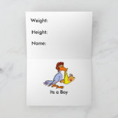 Carte Sa fête du travail et son garçon (Intérieur)