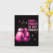 Carte Sa Lutte Est Ma Lutte Gants De Boxe De Combat Canc (Fleur jaune)