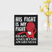 Carte Sa Lutte Est Ma Lutte Médicale Condition Aneurysme (Fleur jaune)