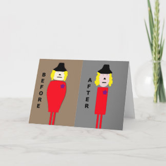 Carte Sa perte de poids avant et après
