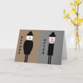 Carte Sa Perte De Poids Encouragement Avant Après Après (Fleur jaune)