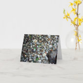 Carte Sable de verre (Fleur jaune)