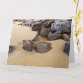 Carte Sable et pierres (Fleur jaune)