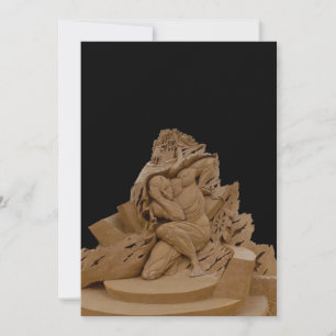Carte Sable sculpté