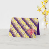 Carte Sac Cadeau Perpule (Fleur jaune)