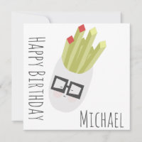 Sac de frites Anniversaire de dessin animé mignon