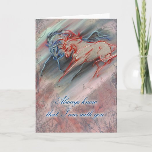 Carte Sachez toujours que je suis avec vous (Devant)