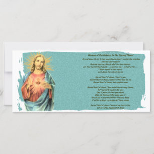 Carte Sacré Coeur de Jésus