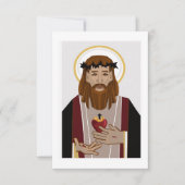 Carte Sacré Coeur de Jésus (Devant)