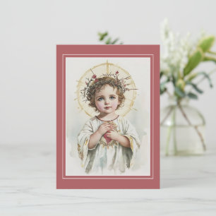 Carte Sacré Coeur de Jésus, Catholique, Miséricorde Divi