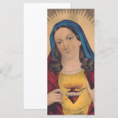 Carte Sacré-Cœur de Marie (Devant / Derrière)
