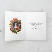 Carte Sacré Coeur Jésus Fête des pères Catholique Religi (Intérieur)