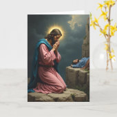Carte Sacred Prayer Scene Art Card (Fleur jaune)