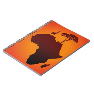 Carte Safari africaine - Carnet