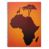 Carte Safari africaine - Carnet (Devant)