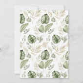 Carte Safari Animals Baby Shower Thank You Card (Dos)