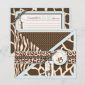 Carte Safari Boy Advice Card (Devant / Derrière)