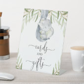 Carte safari éléphant et signe baby shower cadeaux (In SItu)