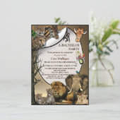 Carte Safari Park Outdoor Bachelor Party (Debout devant)