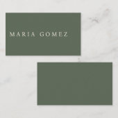 Carte Sage Green (Devant / Derrière)