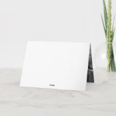 Carte Sage Green Crest Monogramme Photo Merci Ca (Dos)