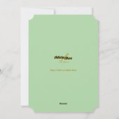 Carte Sage Life Note Card par Adiela Akoo (Dos)