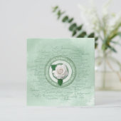 Carte Sage Vert avec Citation d'autonomisation de Rose B (Debout devant)