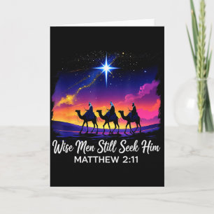 Carte Sages de vintage cherchent encore Jésus foi 3 Rois