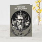 Carte Sagesse du Triple Regard de Bael (Fleur jaune)