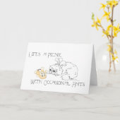 Carte Sagesse et esprit pékinois (Fleur jaune)