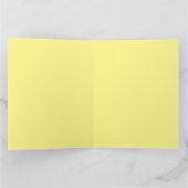 Carte Sagittaire Abstrait Anniversaire plié (Intérieur)