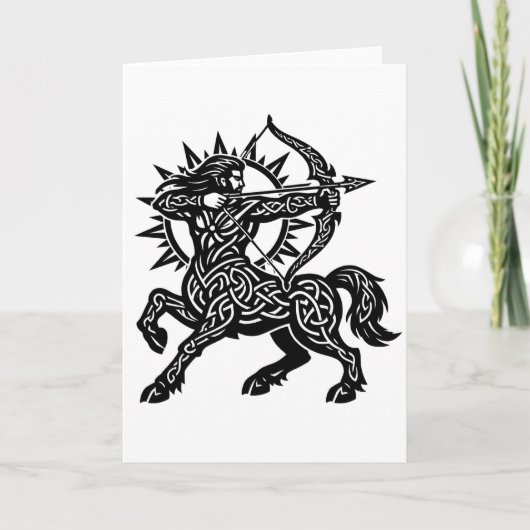 Carte Sagittaire — L'Archer par BurnsInHell (Devant)