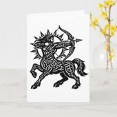 Carte Sagittaire — L'Archer par BurnsInHell (Fleur jaune)