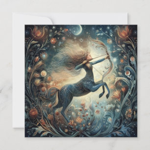 Carte Sagittaire Zodiaque Astrologie Anniversaire Mystiq