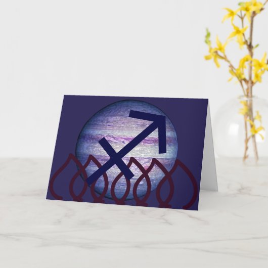 Carte Sagittarius (Fleur jaune)