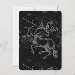 Carte Sagittarius Constellation Hevelius1690 nov22-déc21