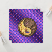 Carte Sagittarius & Earth Ox (Devant/Arrière en situation)