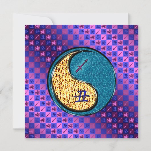 Carte Sagittarius & Water Ox (Devant)