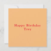 Carte Sagittarius Zodiac personnalisée (Dos)