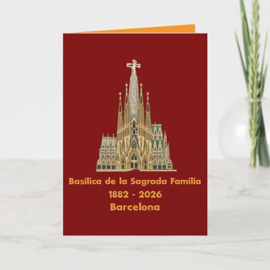 Carte Sagrada Familia (Devant)